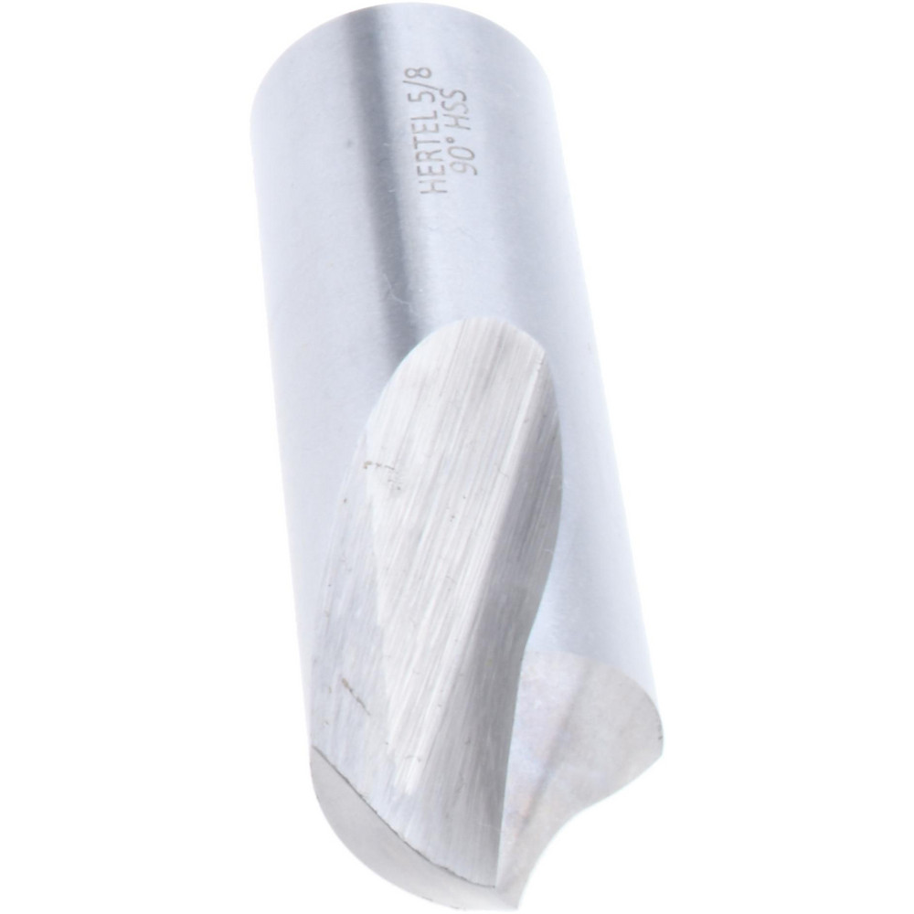 Hertel Spotting Drill: 5/8" Dia, 90 deg, 2-1/4" OAL, High-Speed Steel - H-8119A158700