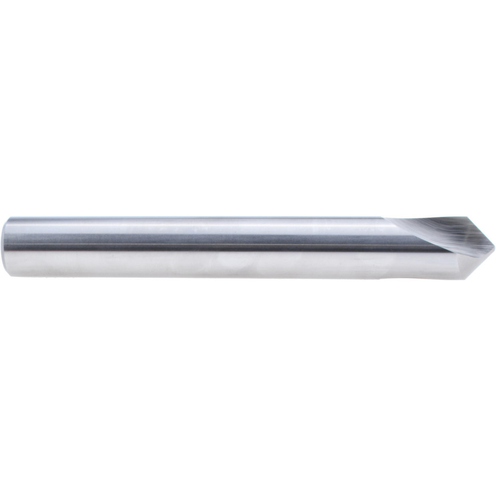 Hertel Spotting Drill: 1" Dia, 90 deg, 5-3/8" OAL, High-Speed Steel - H-8119C254000