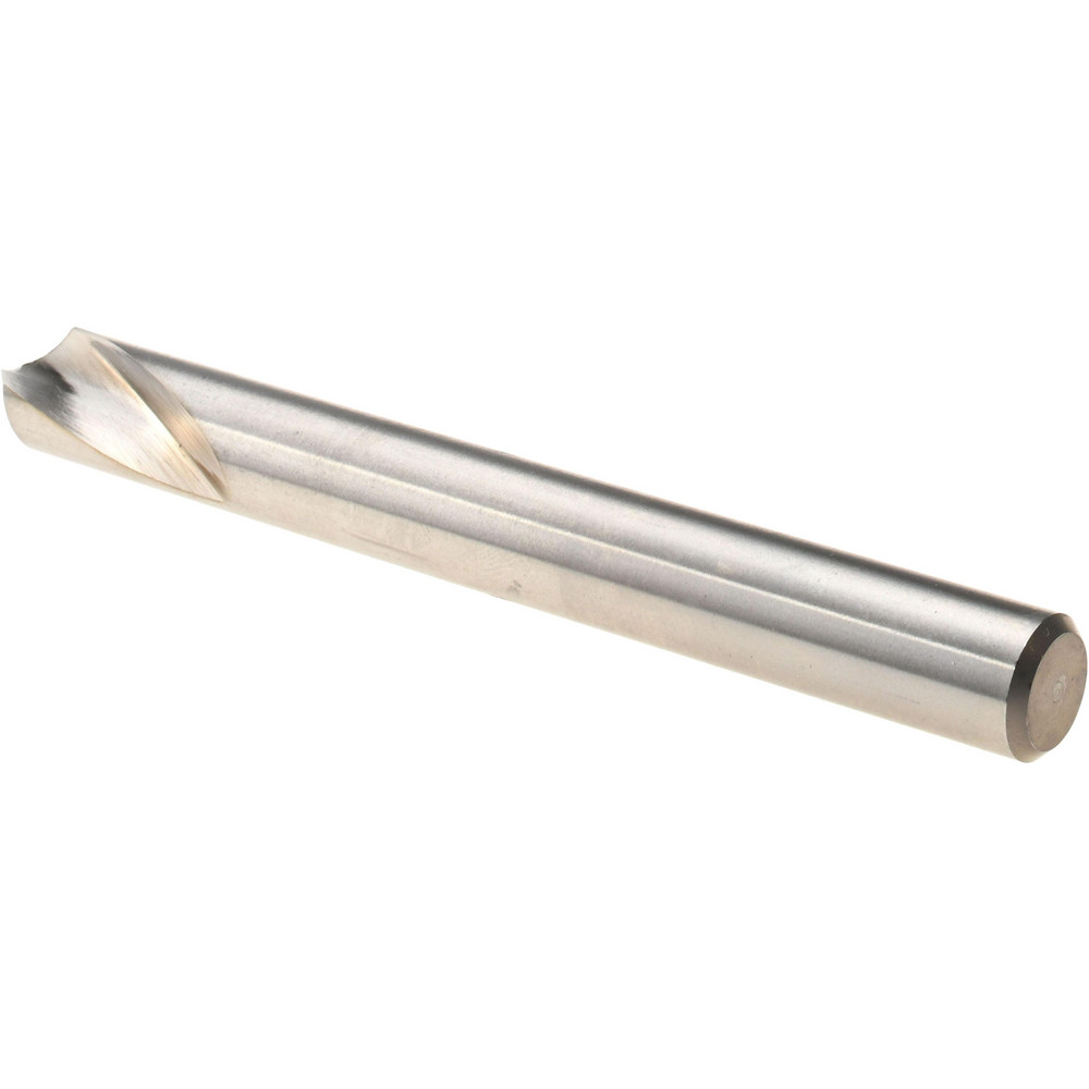 Walter-Titex Spotting Drill: 3/8" Dia, 90 deg, 3-1/2" OAL, High-Speed Steel - 5153708