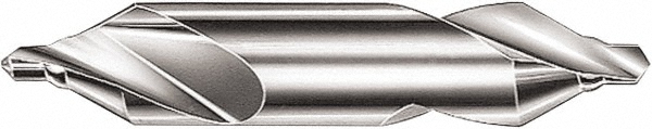 Magafor Combination Drill & Countersink: #6, 1/2" Body Dia, 118 deg, High-Speed Steel - 81145060000