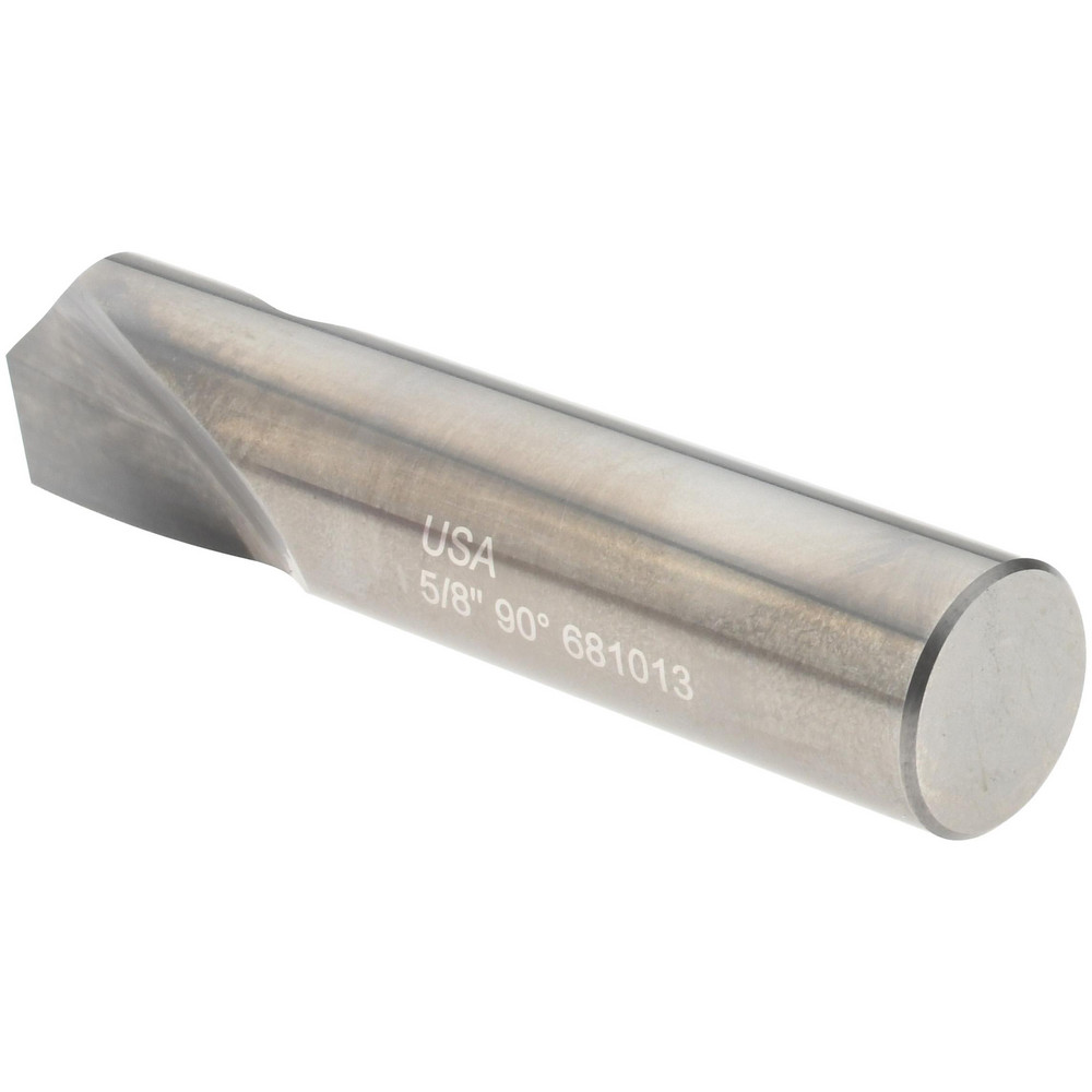 Titan USA Spotting Drill: 5/8" Dia, 90 deg, 3" OAL, Solid Carbide - TC18740
