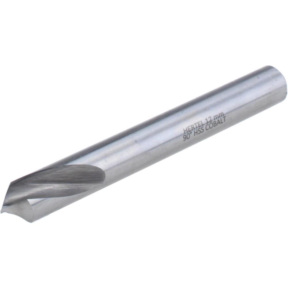 Hertel Spotting Drill: 12.00 mm Dia, 90 deg, Cobalt M-35 (HSS-E) - H-81195120000