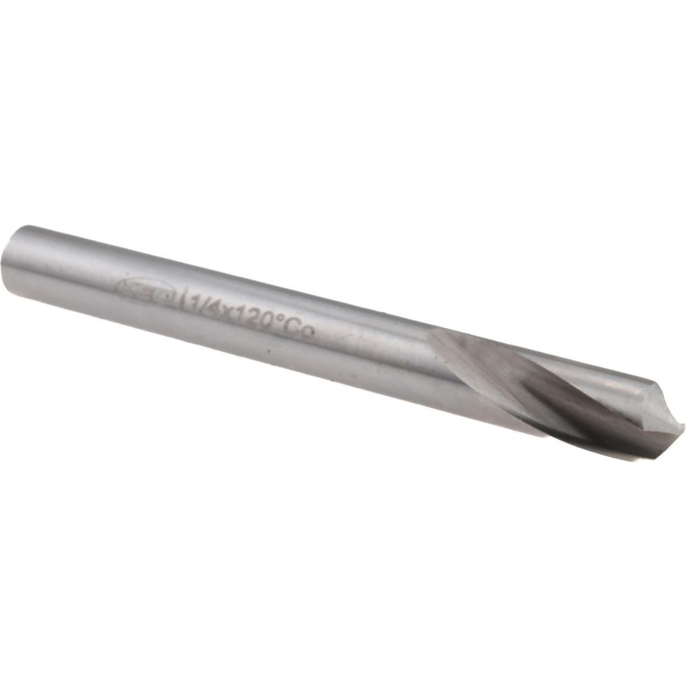 Keo Spotting Drill: 3/8" Dia, 120 deg, 3-1/8" OAL, Cobalt M-42 - 956-000-095