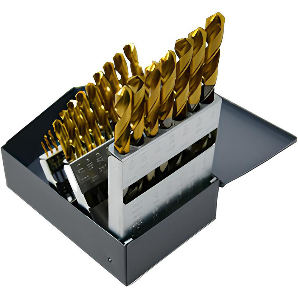 Magafor 15 Pc #1 to #5 High Speed Steel Combo Drill & Countersink Set - 81115000015
