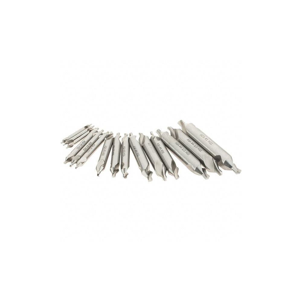 Magafor 15 Pc #1 to #5 High Speed Steel Combo Drill & Countersink Set - 81115000015