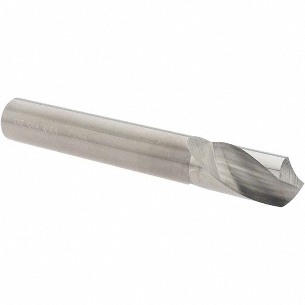 Chicago-Latrobe Spotting Drill: 1/2" Dia, 120 deg, 3-3/4" OAL, Solid Carbide - 78225