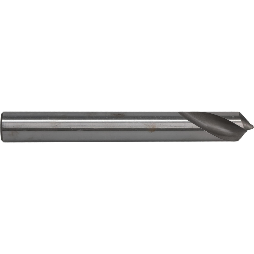 Value Collection Spotting Drill: 1" Dia, 90 deg, 8" OAL, High-Speed Steel - 1944296100000X8