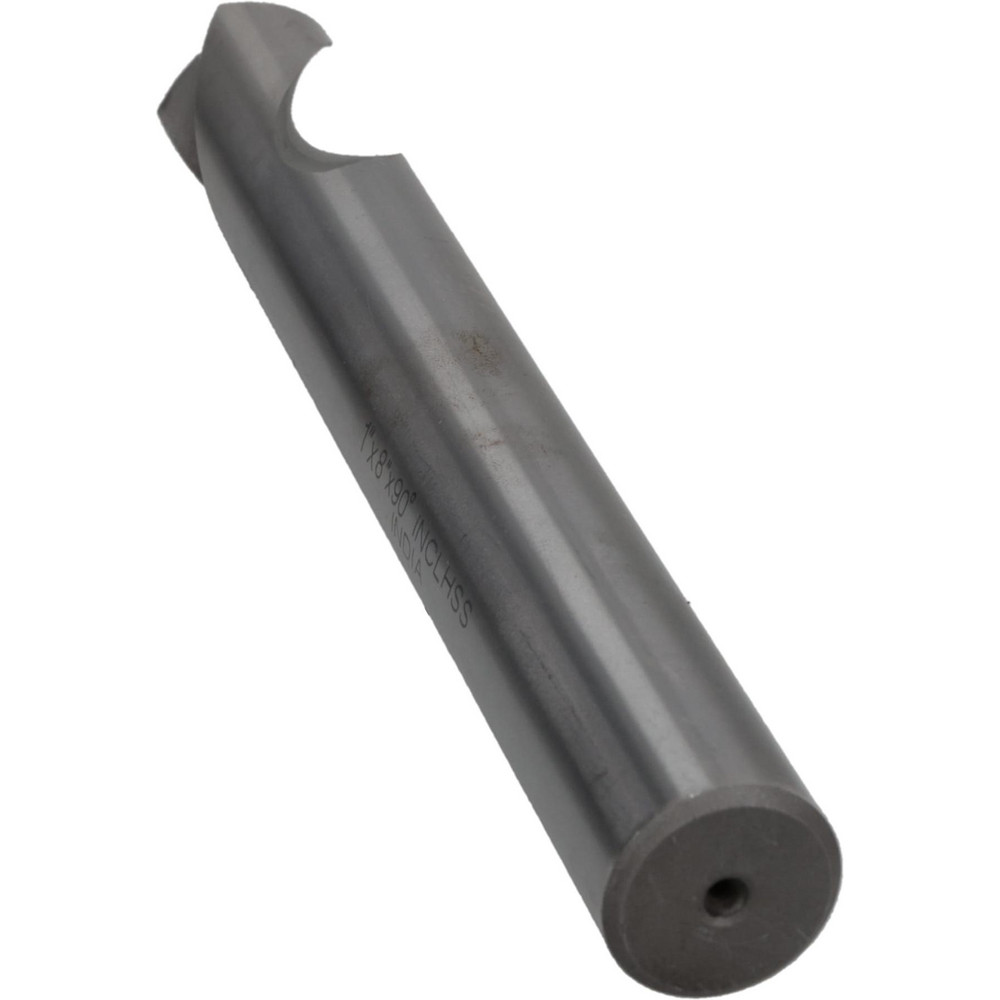 Value Collection Spotting Drill: 1" Dia, 90 deg, 8" OAL, High-Speed Steel - 1944296100000X8