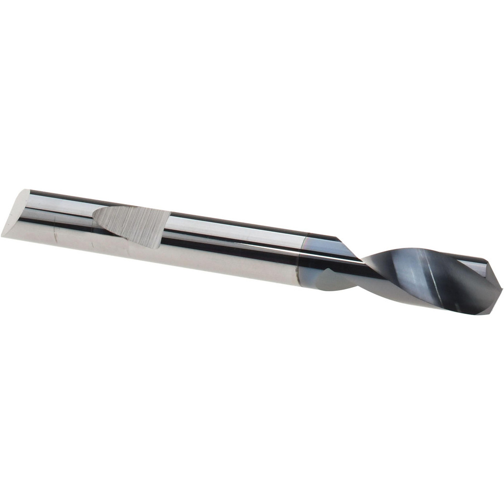 Magafor Spotting Drill: 1/8" Dia, 90 deg, 1-1/4" OAL, High-Speed Steel - 8119A031700