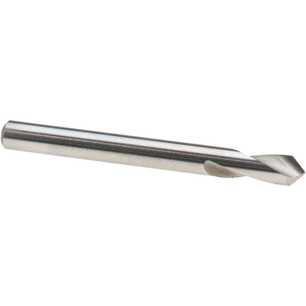 Magafor Spotting Drill: 1/8" Dia, 90 deg, 1-1/4" OAL, High-Speed Steel - 8119A031700