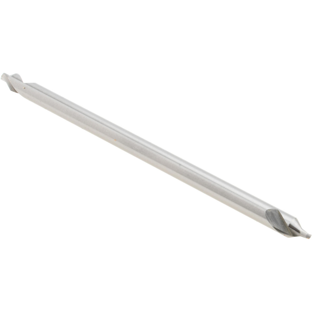 Hertel Combination Drill & Countersink: #2, 3/16" Body Dia, 118 deg, High-Speed Steel - H-81185020400