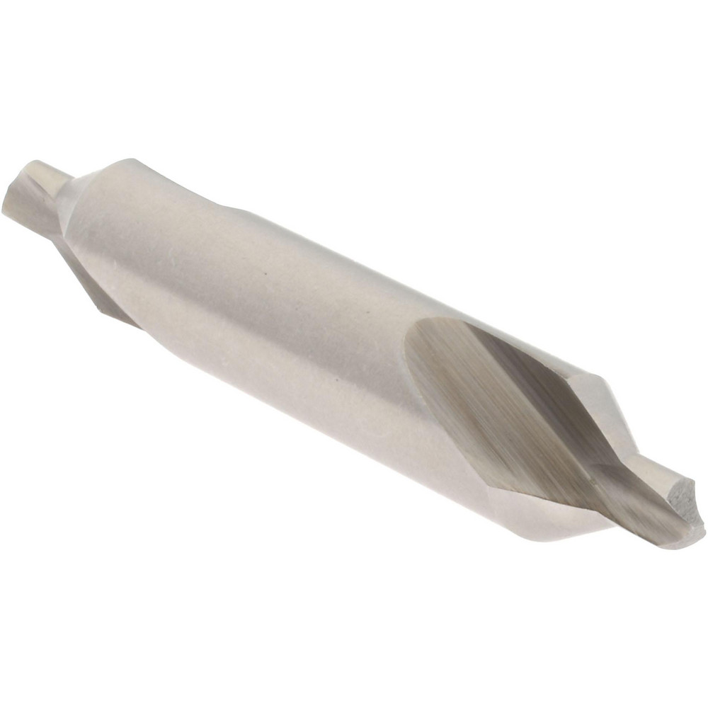 Hertel Combination Drill & Countersink: #5, 7/16" Body Dia, High-Speed Steel - 585U 5