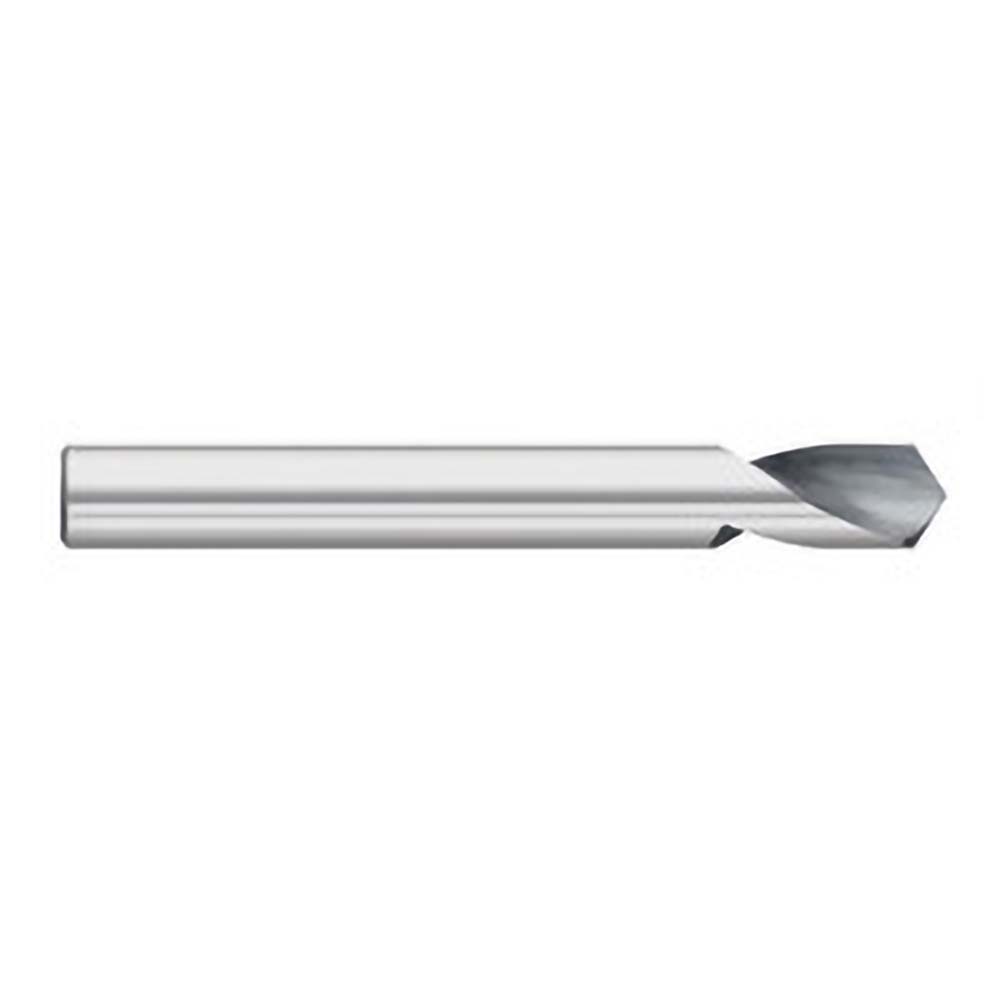 Titan USA Spotting Drill: 1/4" Dia, 142 deg, 3" OAL, Solid Carbide - TC18916