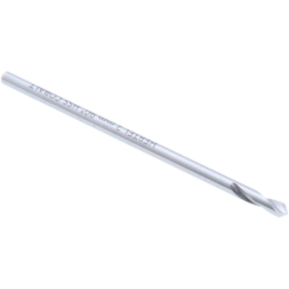 Hertel Spotting Drill: 2.00 mm Dia, 90 deg, Cobalt M-35 (HSS-E) - H-81195020000
