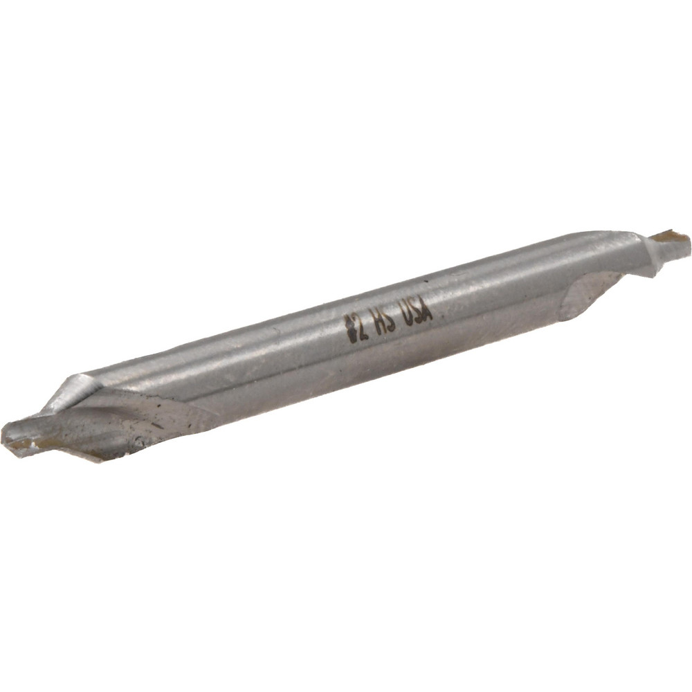 Chicago-Latrobe Combination Drill & Countersink: #1, 1/8" Body Dia, High-Speed Steel - 56701