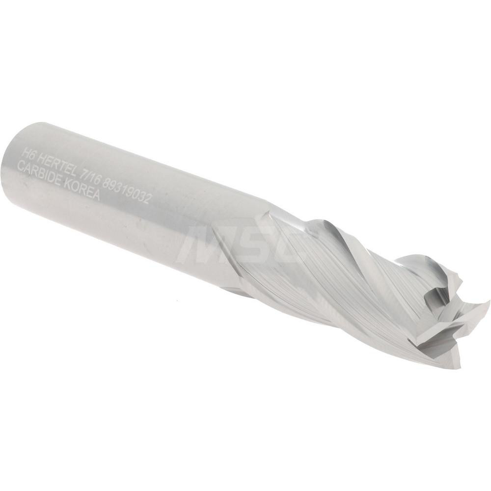 Hertel Spotting Drill: 1/2" Dia, 90 deg, 6" OAL, High-Speed Steel - H-8119C127006