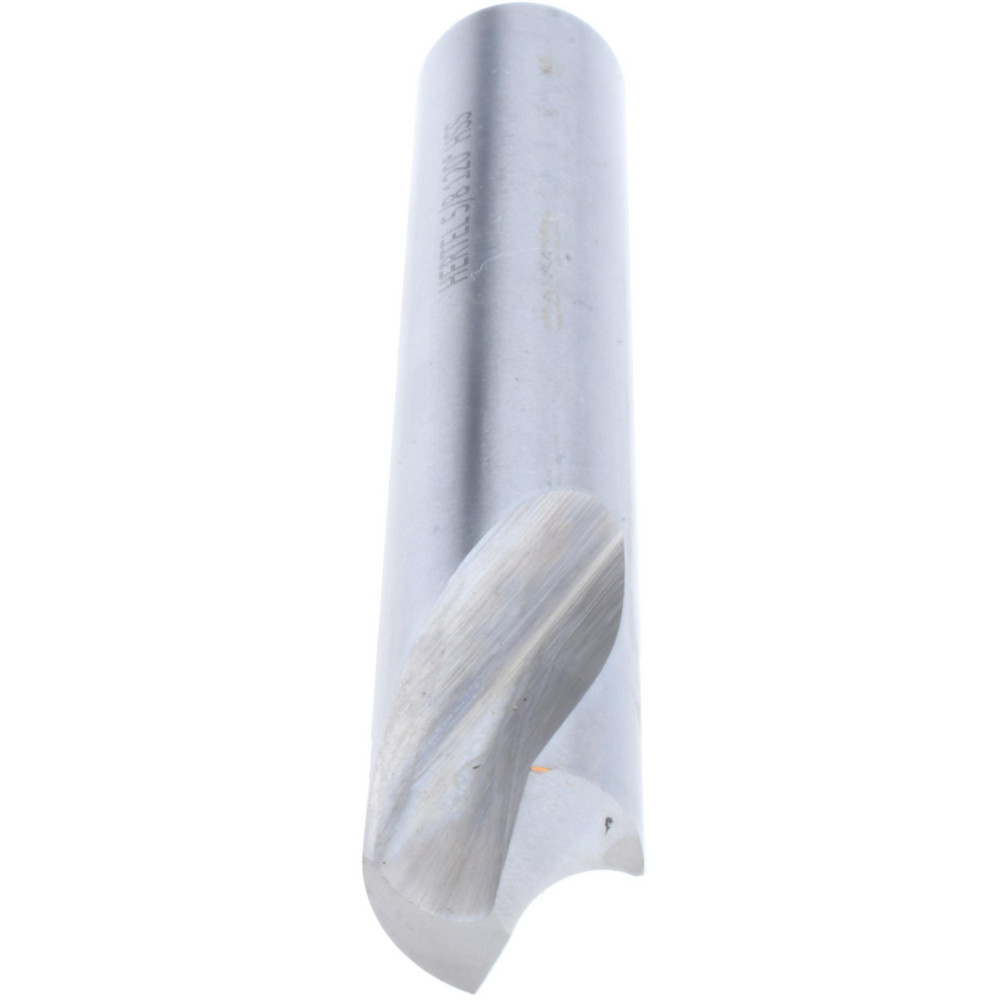 Hertel Spotting Drill: 5/8" Dia, 120 deg, 4-1/2" OAL, High-Speed Steel - H-8119D158700