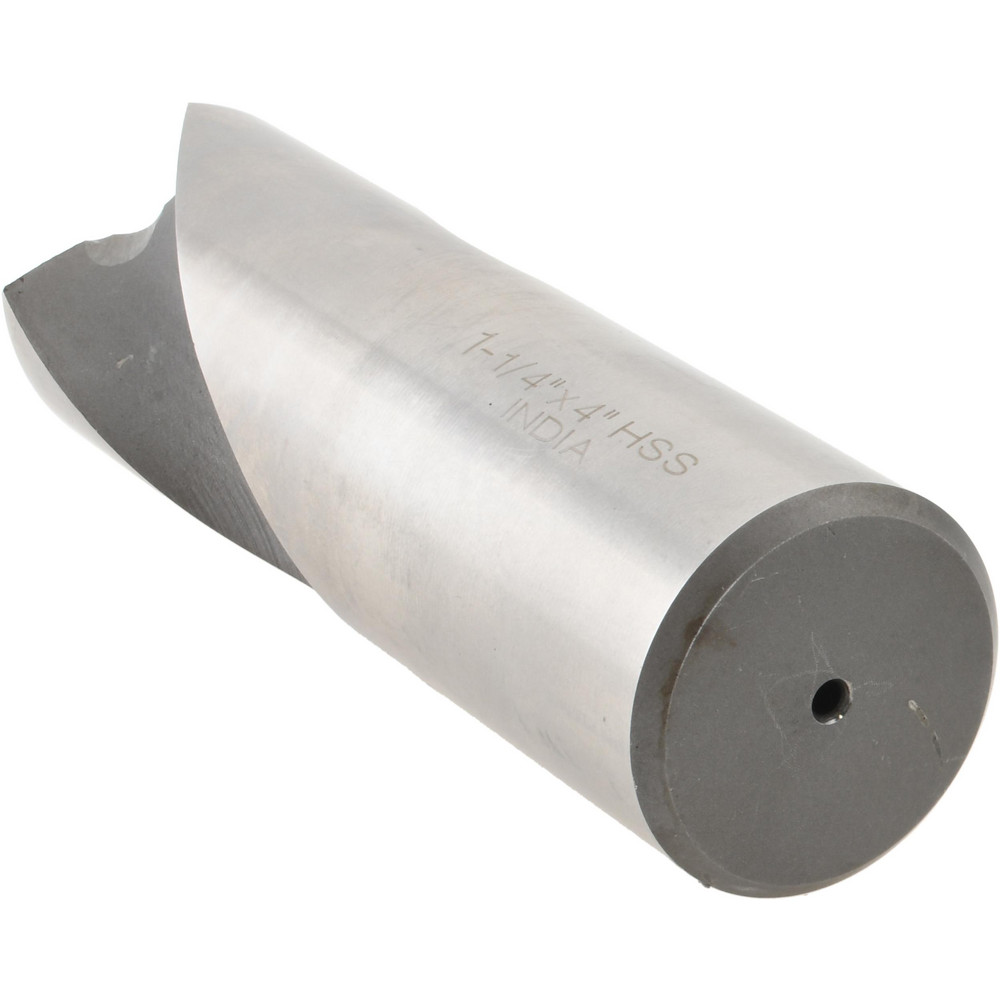 Value Collection Spotting Drill: 1-1/4" Dia, 118 deg, 4" OAL, High-Speed Steel - 19442961014000S