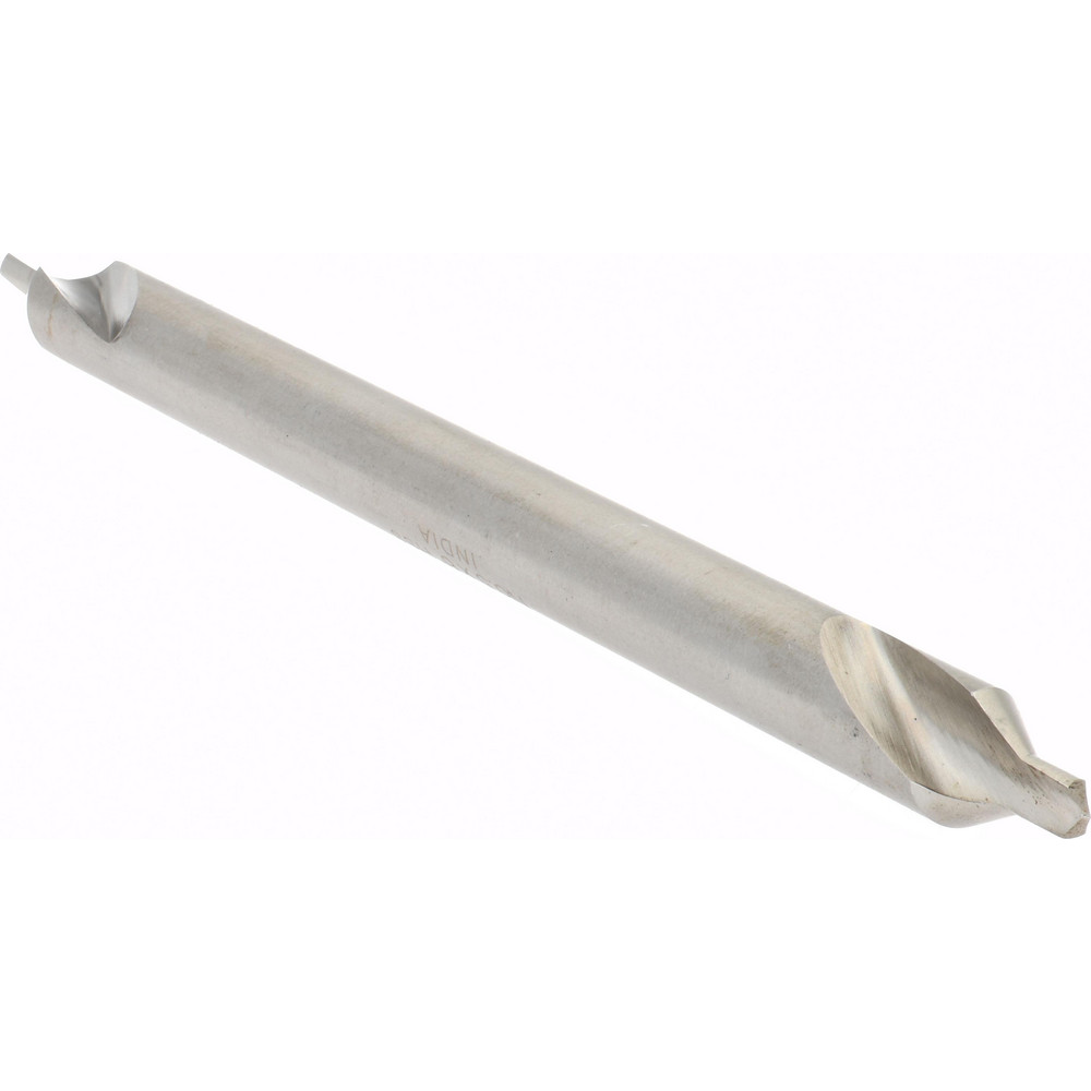 Value Collection Combination Drill & Countersink: #5, 7/16" Body Dia, High-Speed Steel - 156400005000006
