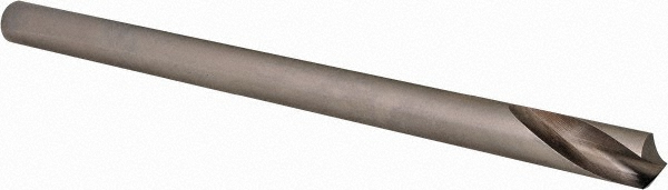Precision Twist Drill Spotting Drill: 1/2" Dia, 120 deg, 8" OAL, High-Speed Steel - 6000002