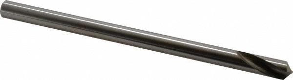 Precision Twist Drill Spotting Drill: 1/2" Dia, 120 deg, 8" OAL, High-Speed Steel - 6000002