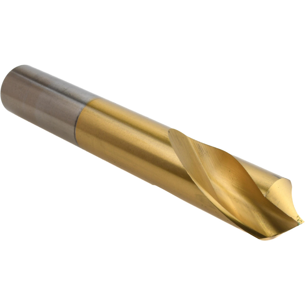 Precision Twist Drill Spotting Drill: 3/4" Dia, 90 deg, 5" OAL, High-Speed Steel - 6000146