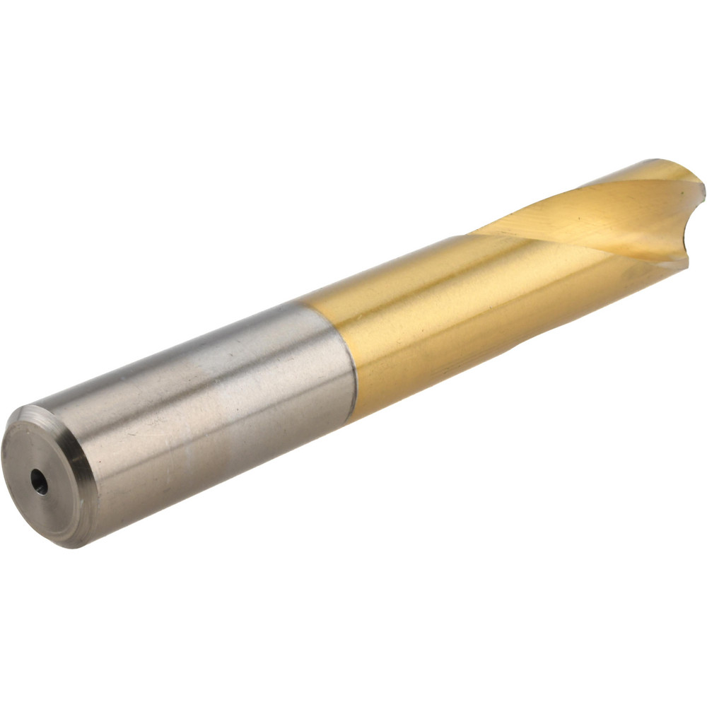 Precision Twist Drill Spotting Drill: 3/4" Dia, 90 deg, 5" OAL, High-Speed Steel - 6000146
