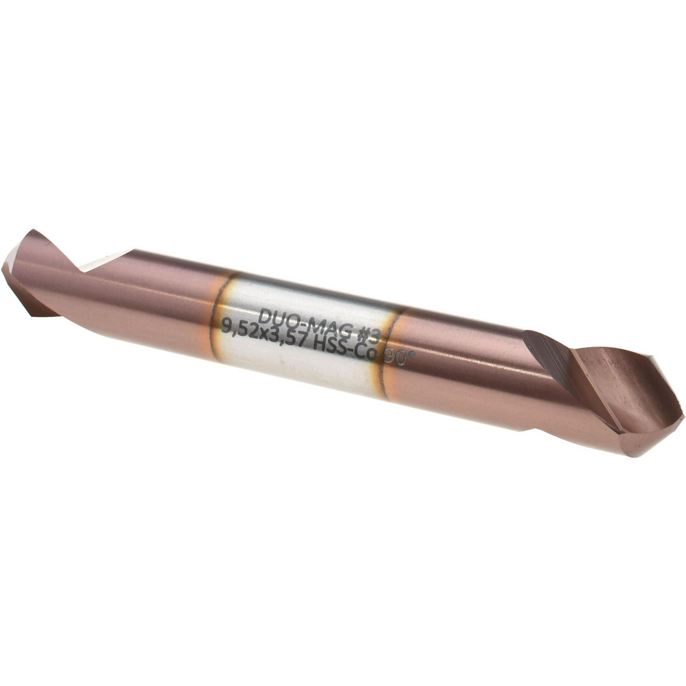 Magafor Spotting Drill: 1/4" Dia, 90 deg, 2" OAL, Cobalt M-35 (HSS-E) - 80091902000