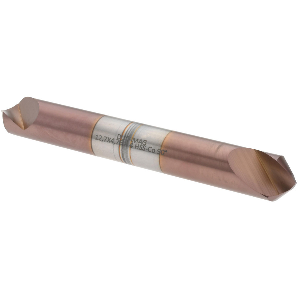 Magafor Spotting Drill: 1/2" Dia, 90 deg, 4" OAL, Cobalt M-35 (HSS-E) - 80091904000