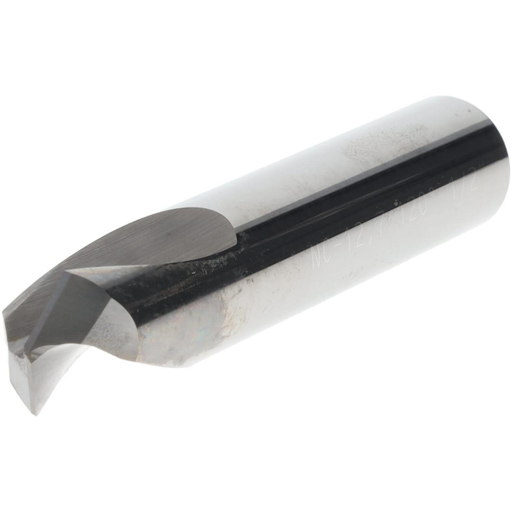 Magafor Spotting Drill: 1/2" Dia, 120 deg, 2-3/4" OAL, Solid Carbide - 88819612700
