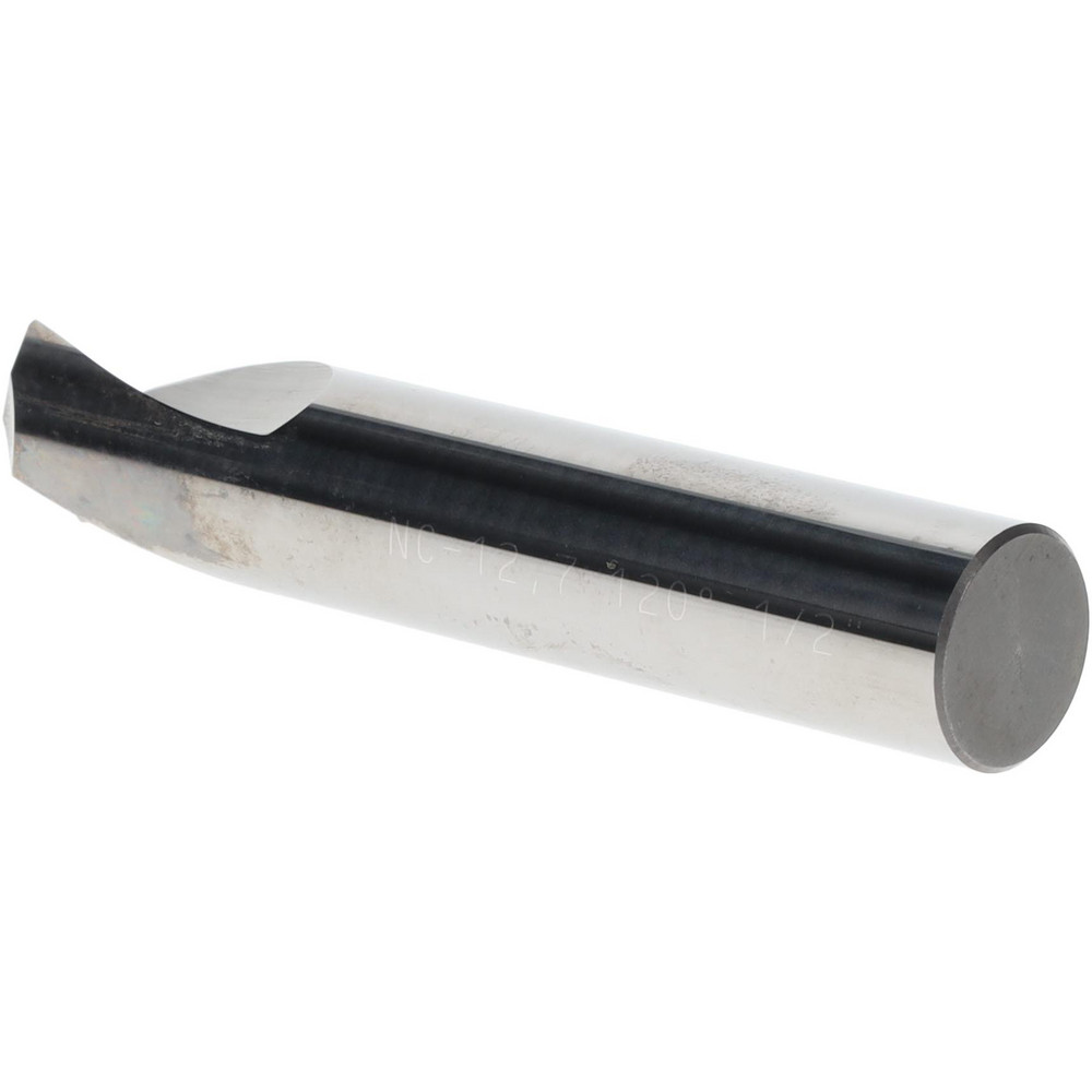 Magafor Spotting Drill: 1/2" Dia, 120 deg, 2-3/4" OAL, Solid Carbide - 88819612700