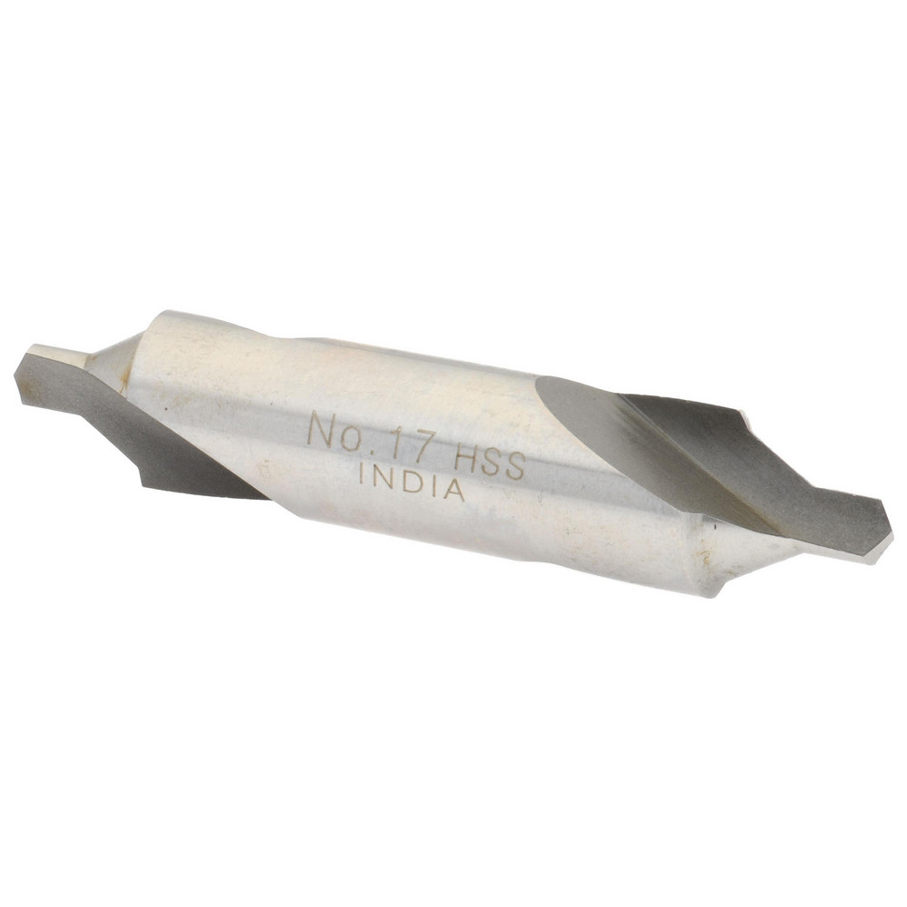 Value Collection Combination Drill & Countersink: #17, 5/8" Body Dia, 118 deg, High-Speed Steel - 157400017000000
