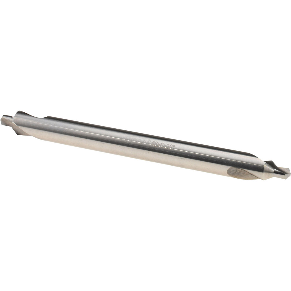 Hertel Combination Drill & Countersink: #3, 1/4" Body Dia, 118 deg, High-Speed Steel - H-81155L03060