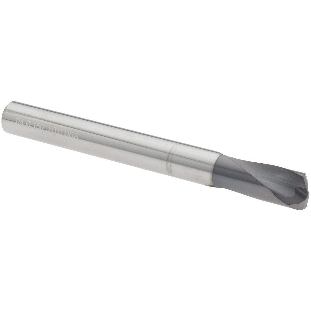 Harvey Tool Spotting Drill: 3/8" Dia, 90 deg, 2-1/2" OAL, Solid Carbide - 37524
