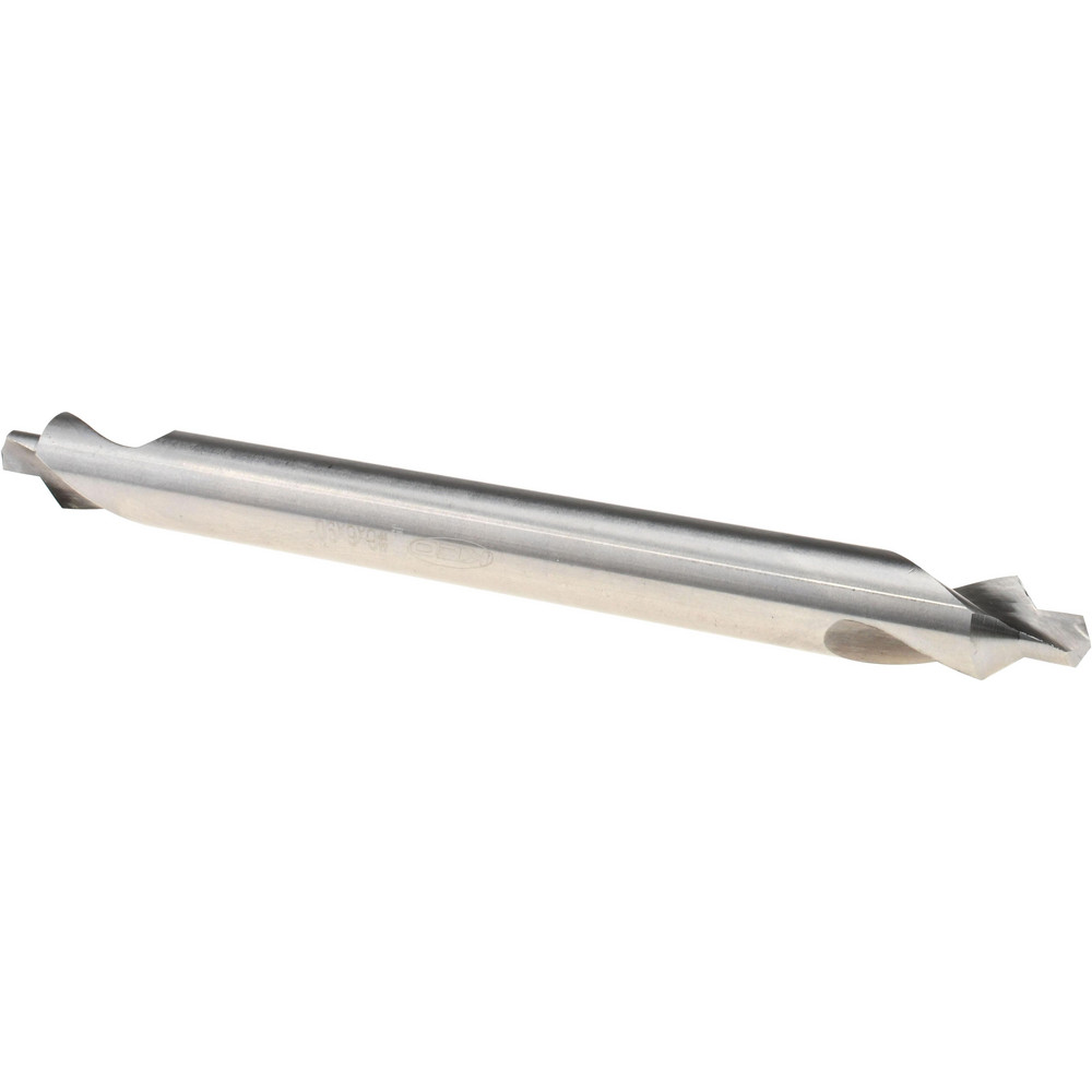 Hertel Combination Drill & Countersink: #6, 1/2" Body Dia, 118 deg, High-Speed Steel - H-81155L06060