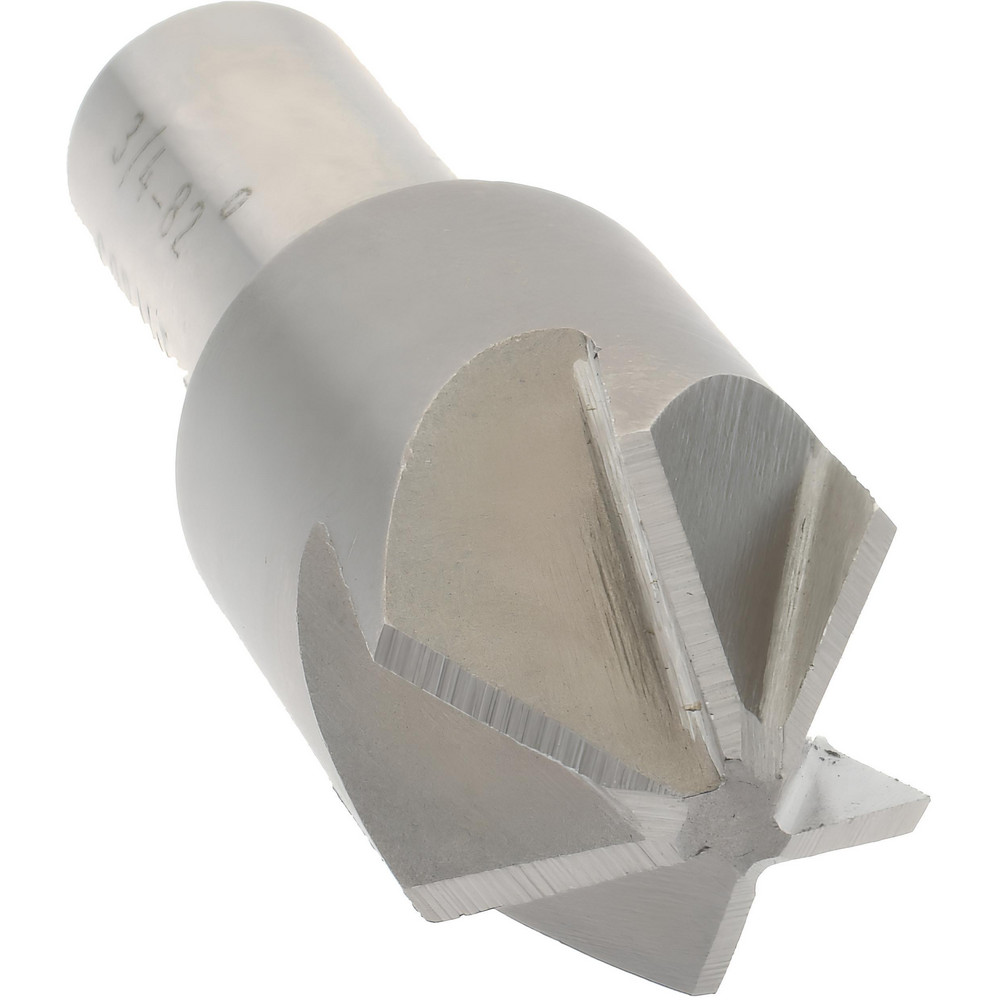 Value Collection Countersink: 3/4" Head Dia, 82.00 deg Included Angle, 6 Flute, Cobalt Steel, Right Hand Cut - SC2182048