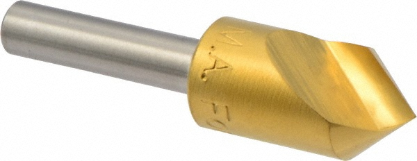 Hertel Countersink: 1/2" Head Dia, 82.00 deg Included Angle, 4 Flute, High-Speed Steel, Right Hand Cut - GX89335574