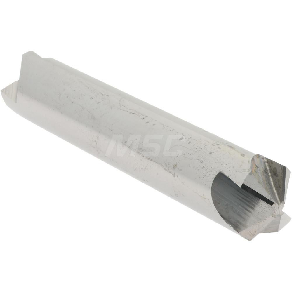 Hertel Countersink: 1/2" Head Dia, 120.00 deg Included Angle, 4 Flute, Solid Carbide, Right Hand Cut - 334-306100