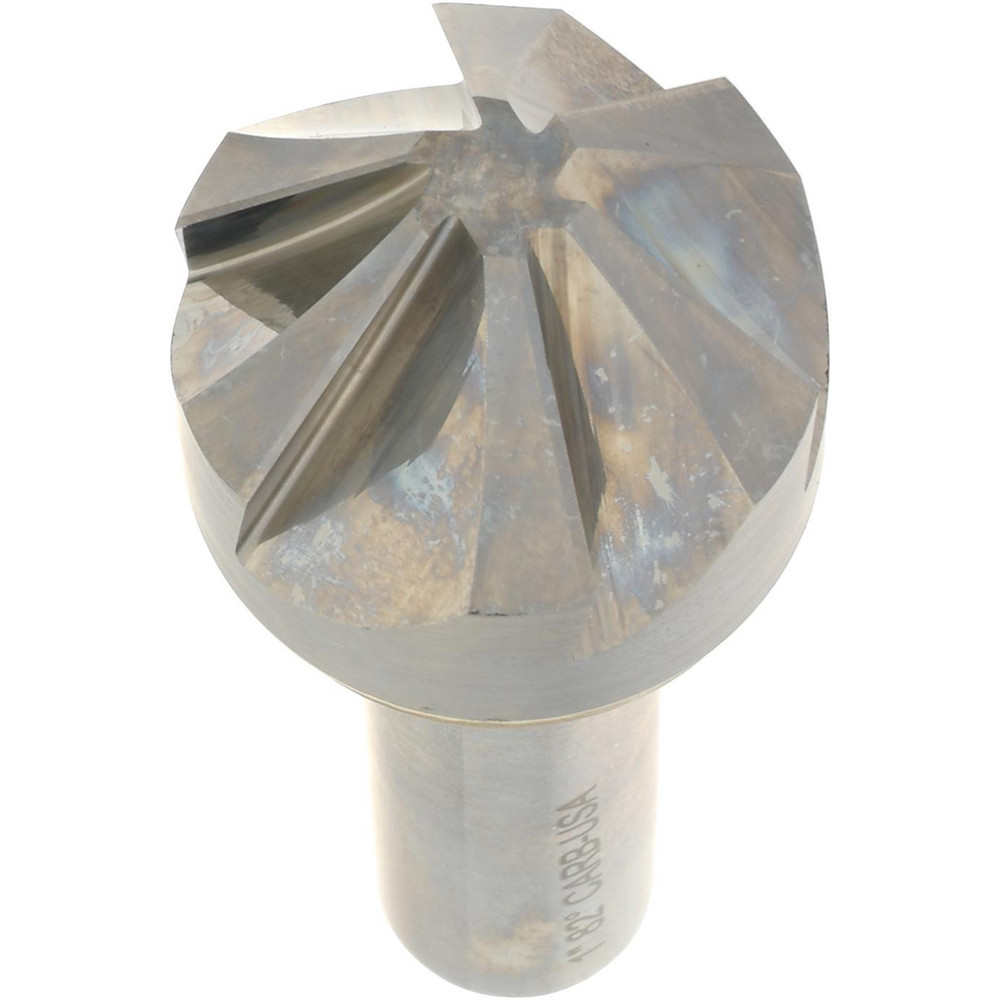 Hertel Countersink: 1" Head Dia, 82.00 deg Included Angle, 6 Flute, Solid Carbide, Right Hand Cut - 336-010060