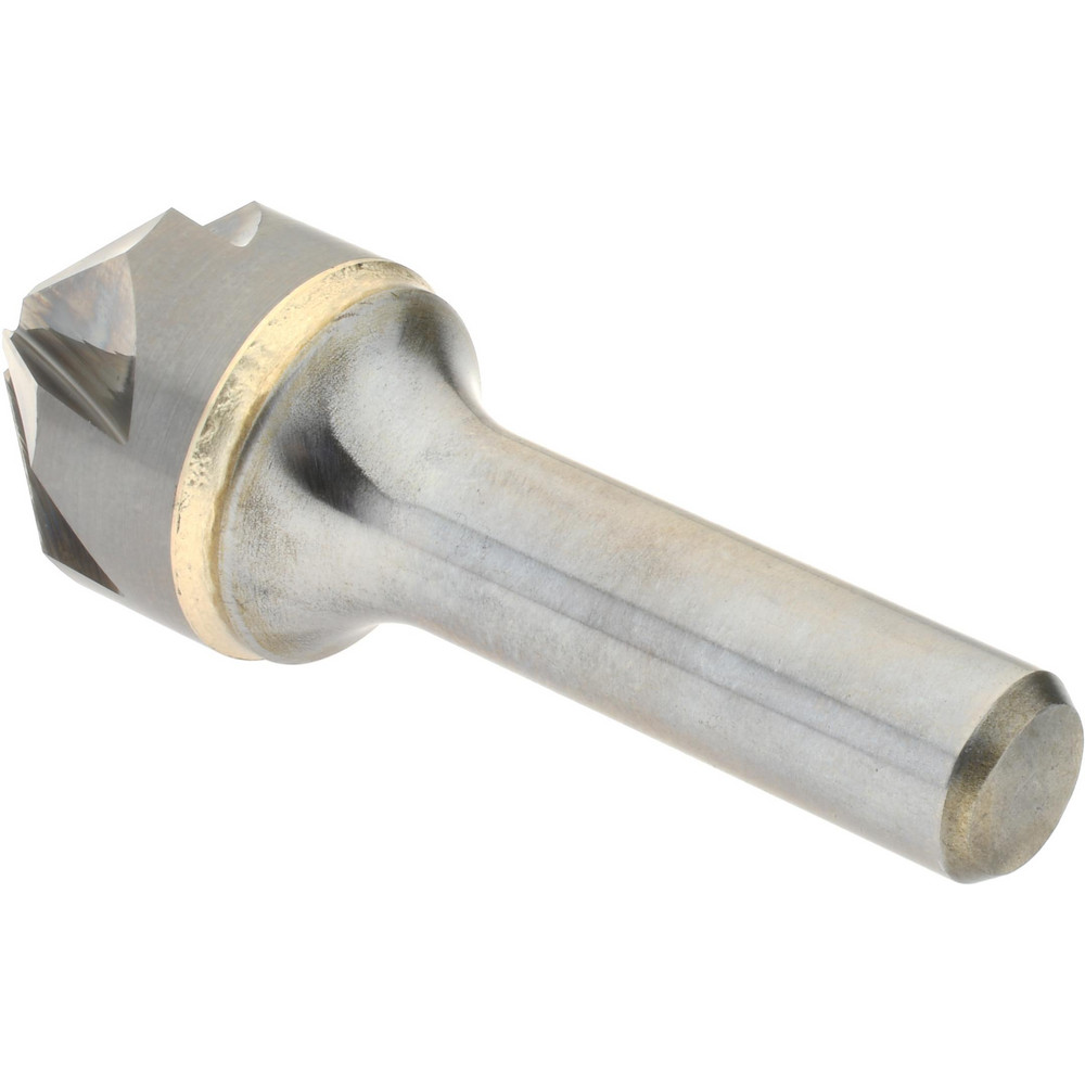 Hertel Countersink: 1" Head Dia, 82.00 deg Included Angle, 6 Flute, Solid Carbide, Right Hand Cut - 336-010060