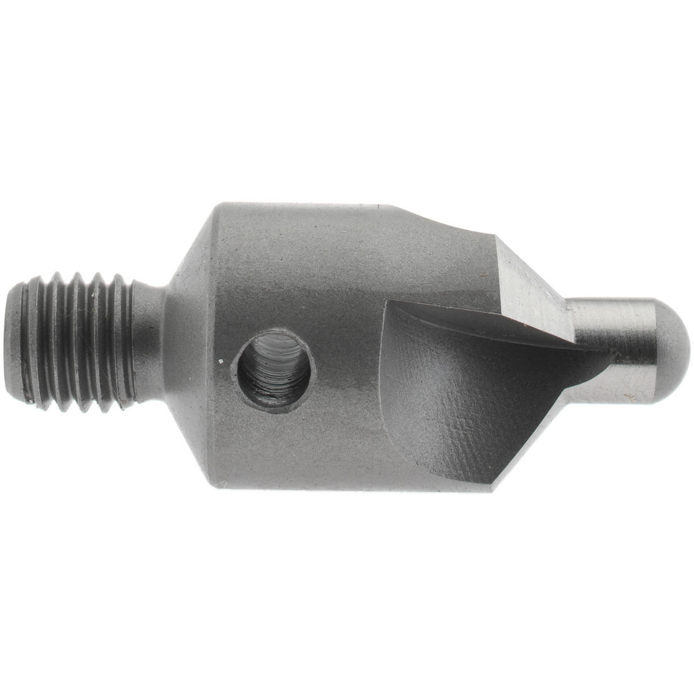 Made in USA 2-1/2" OAL, 1/2" Head Dia, 3 Flute, 100° Incl Angle, Integral Pilot, Adjustable Stop Countersink - 152-3-100-.1875