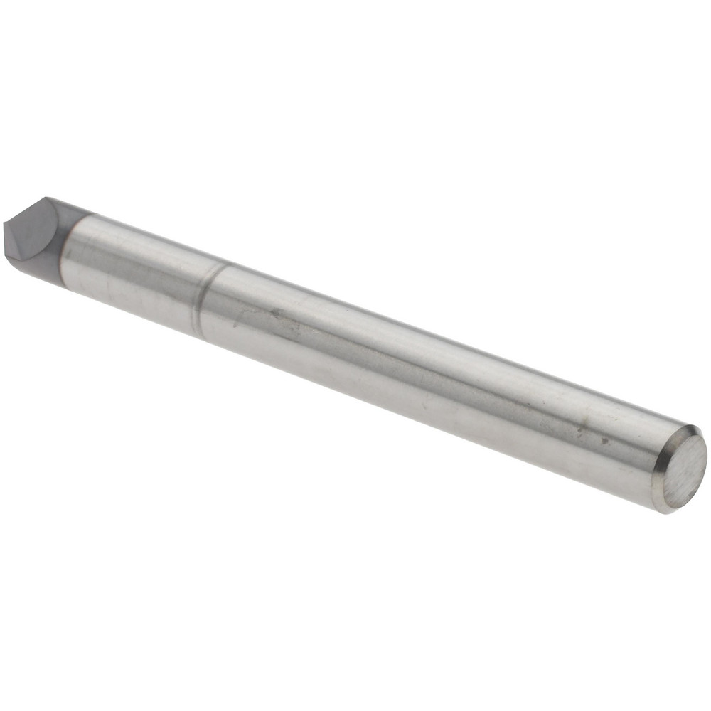 Harvey Tool Chamfer Mill: 1/4" Dia, 1/4" Shank Dia, 90 deg, 2 Flute, Solid Carbide, Single End - 47645-C3