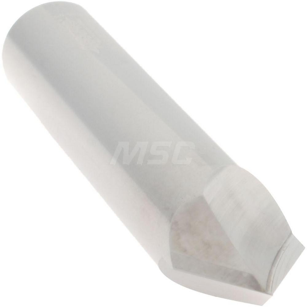Accupro Chamfer Mill: 3/8" Dia, 3/8" Shank Dia, 60 deg, 2 Flute, Solid Carbide, Single End - 2500061