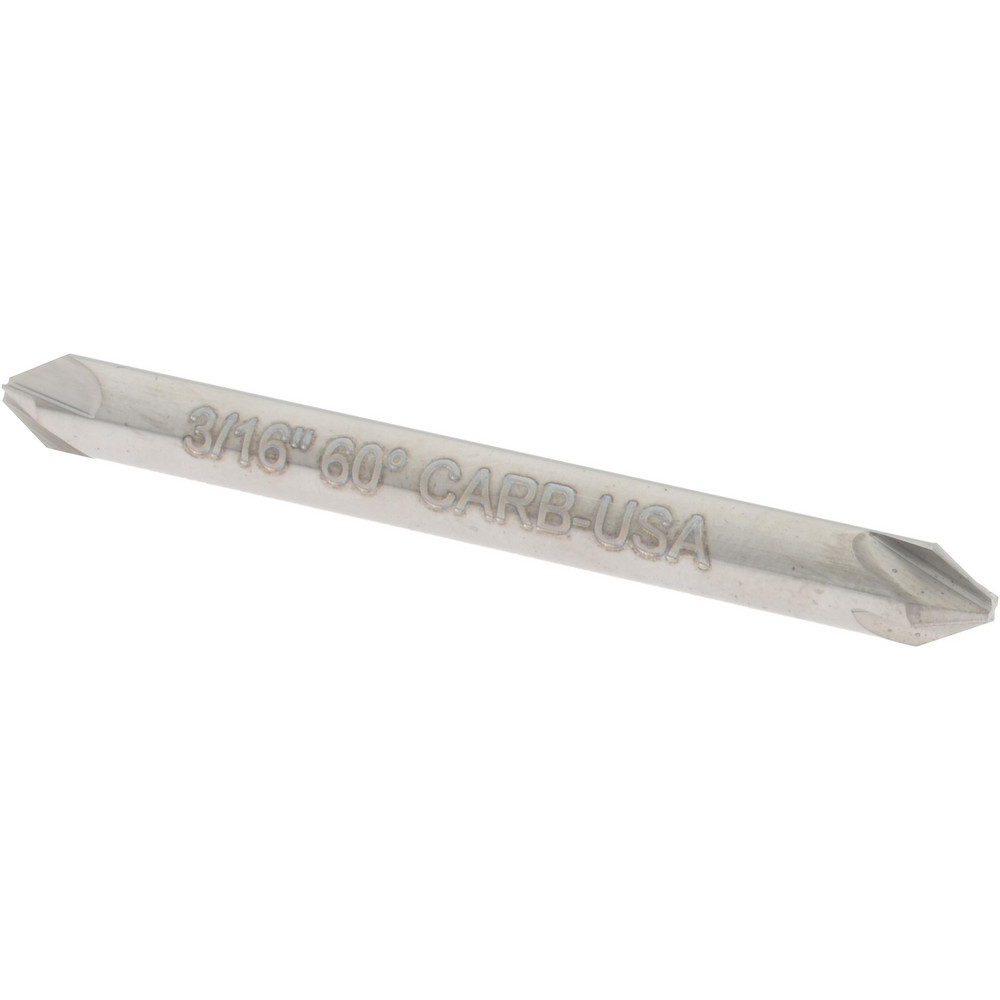 Hertel Countersink: 5/16" Head Dia, 60.00 deg Included Angle, 4 Flute, Solid Carbide, Right Hand Cut - 334-204050