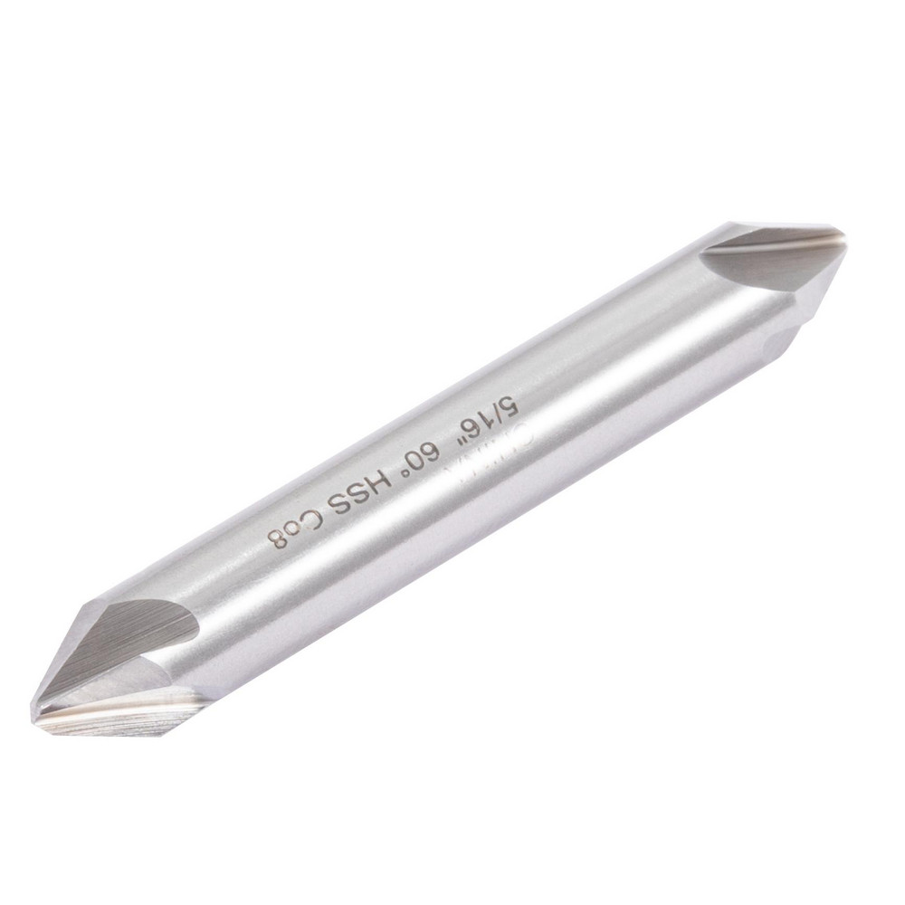 Hertel Countersink: 5/16" Head Dia, 60.00 deg Included Angle, 4 Flute, Solid Carbide, Right Hand Cut - 334-204050