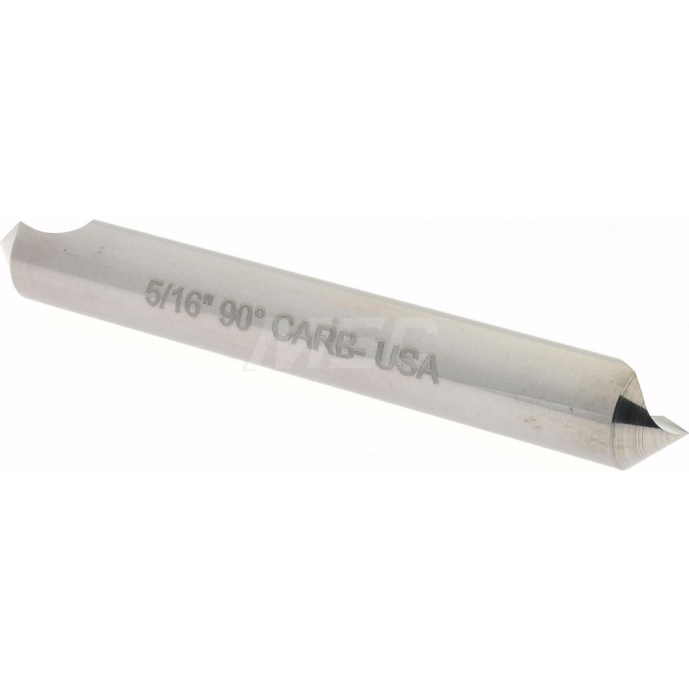 Hertel Countersink: 5/16" Head Dia, 60.00 deg Included Angle, 4 Flute, Solid Carbide, Right Hand Cut - 334-204050