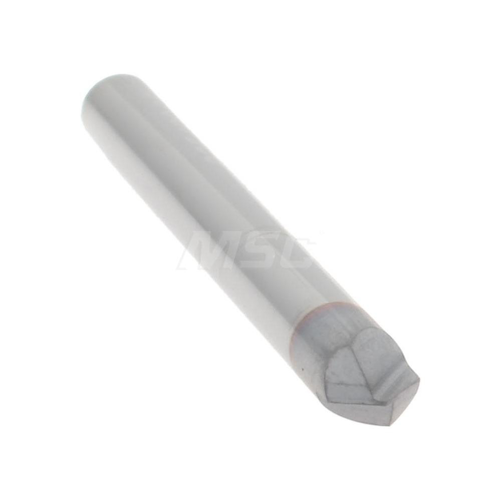 Accupro Chamfer Mill: 1/8" Dia, 1/8" Shank Dia, 90 deg, 2 Flute, Solid Carbide, Single End - 2500006