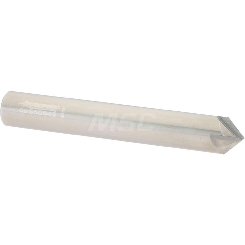 Accupro Chamfer Mill: 3/4" Dia, 3/4" Shank Dia, 82 deg, 4 Flute, Solid Carbide, Single End - 2500119