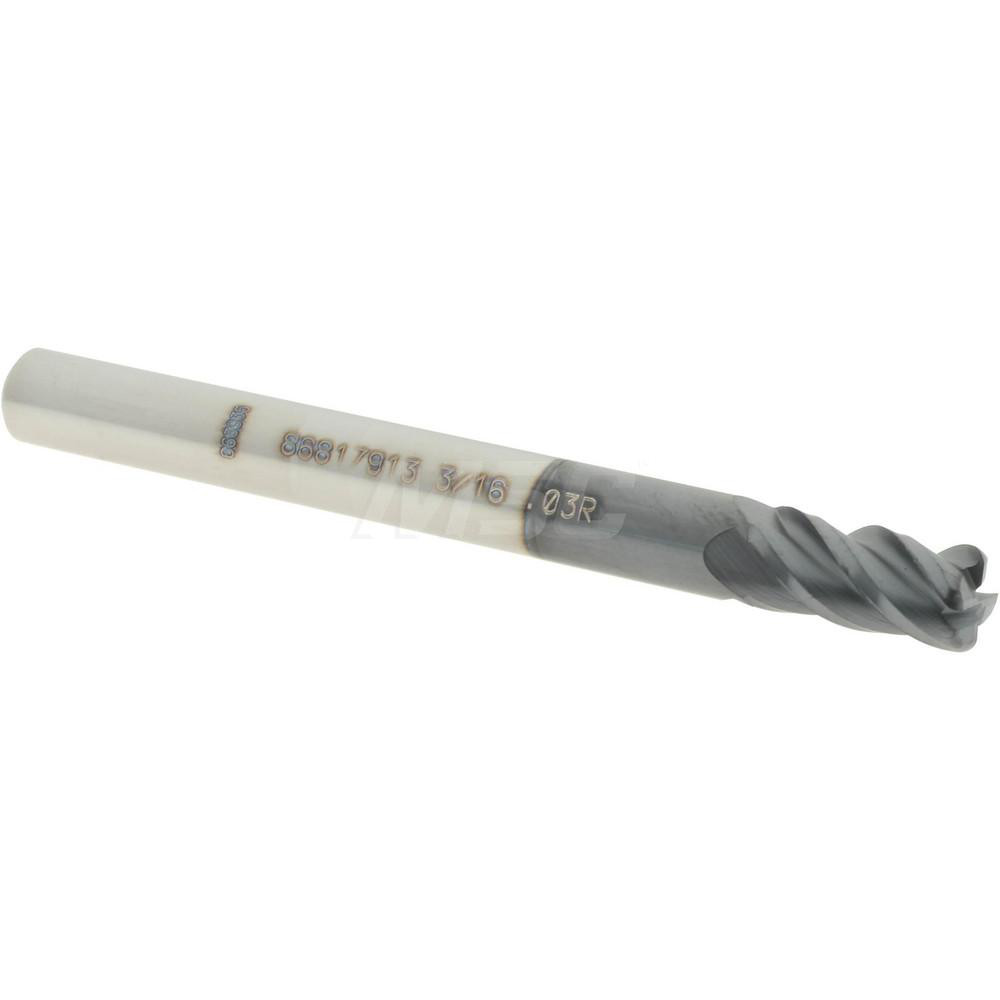 Accupro Chamfer Mill: 3/4" Dia, 3/4" Shank Dia, 82 deg, 4 Flute, Solid Carbide, Single End - 2500119