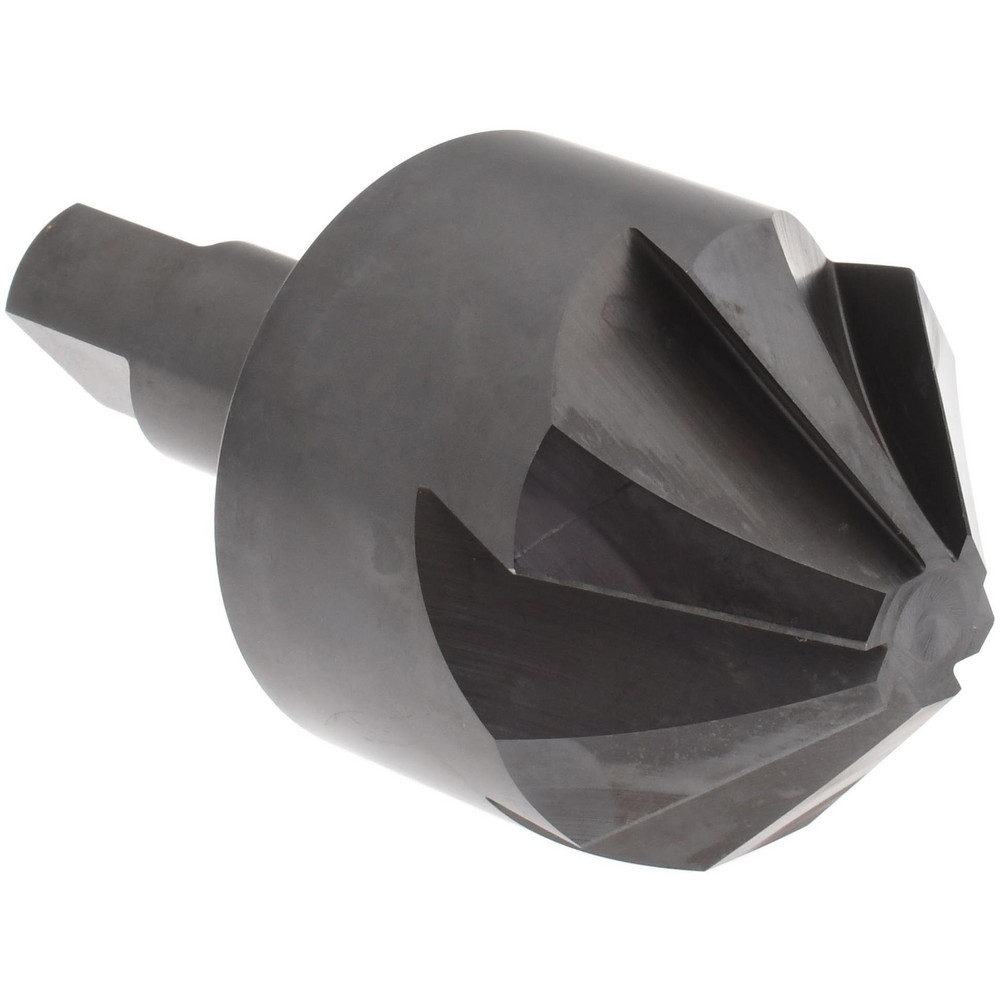 Hertel Countersink: 2" Head Dia, 90.00 deg Included Angle, 6 Flute, High-Speed Steel, Right Hand Cut - GX89331375